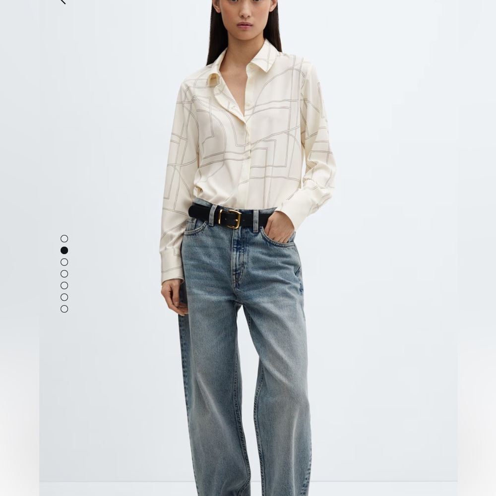Mango Flowy Shirt
